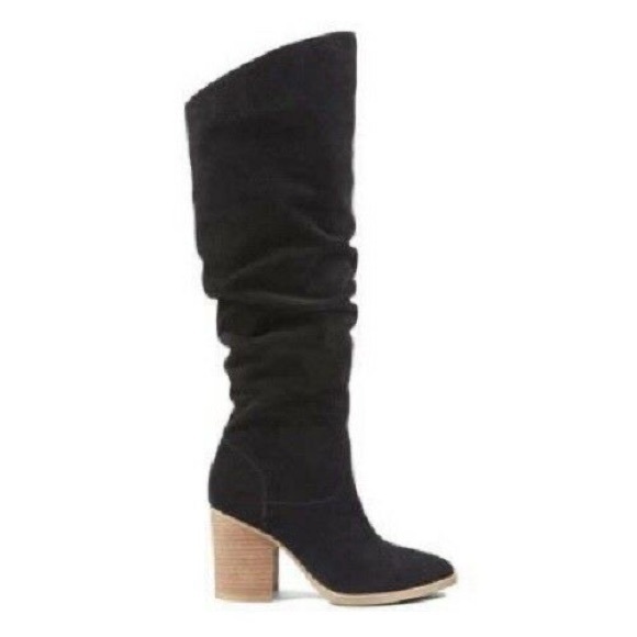 Nine West, Abee Pointed-Toe Knee-High Suede Boots - Picture 2 of 16
